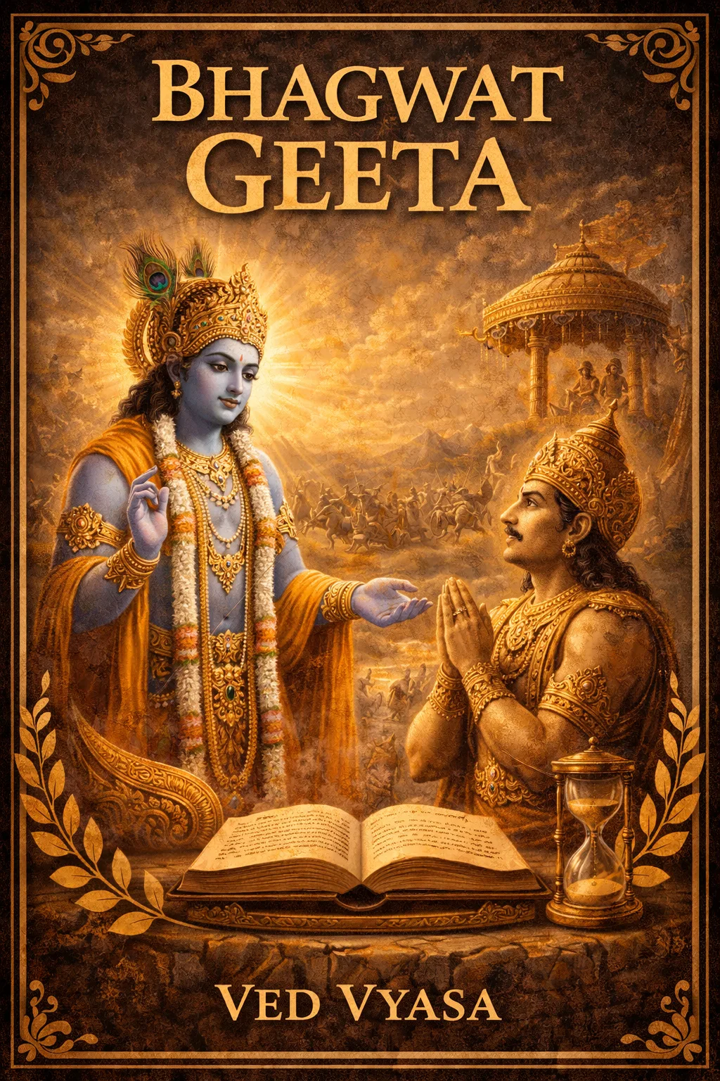 bhagwat geeta book cover by ved vyasa